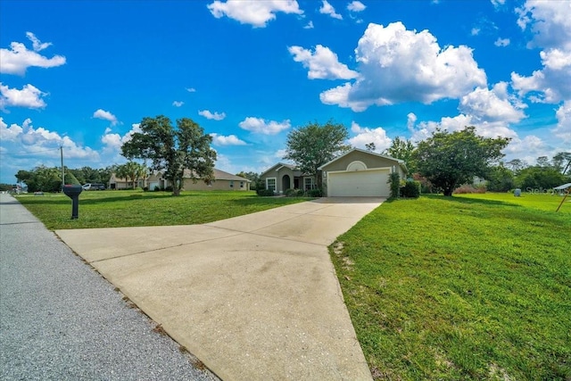 10331 SW 45th Ave, Ocala, FL 34476 - single story home featuring driveway, a front lawn, and an attached garage