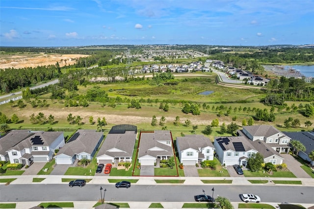 3467 Buoy Cir, Winter Garden, FL 34787 - aerial view of residential area featuring a large body of water