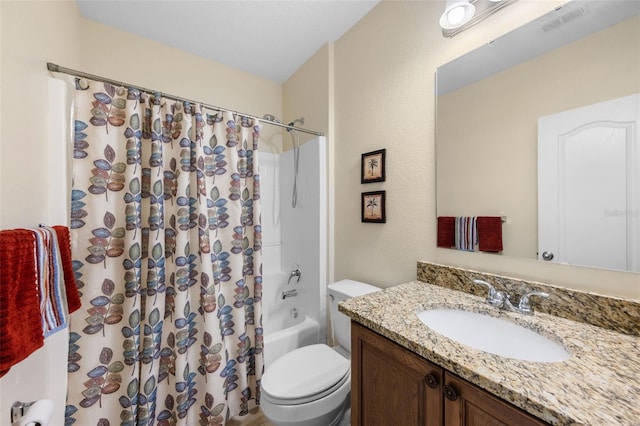 1702 Hoofprint Ct, Fruitland Park, FL 34731 - bathroom with vanity and shower / tub combo