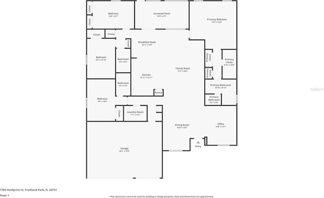 1702 Hoofprint Ct, Fruitland Park, FL 34731 - view of property floor plan