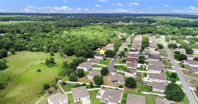1702 Hoofprint Ct, Fruitland Park, FL 34731 - aerial view of residential area with a forest