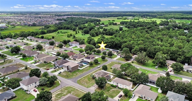 1702 Hoofprint Ct, Fruitland Park, FL 34731 - aerial overview of property's location with nearby suburban area