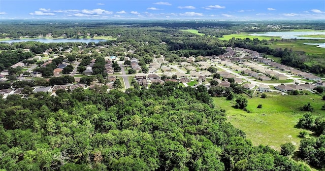 1702 Hoofprint Ct, Fruitland Park, FL 34731 - aerial view of residential area with a large body of water