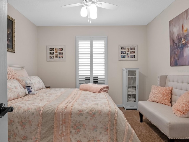 2710 Lilyturf Ct, Tavares, FL 32778 - bedroom with carpet and ceiling fan