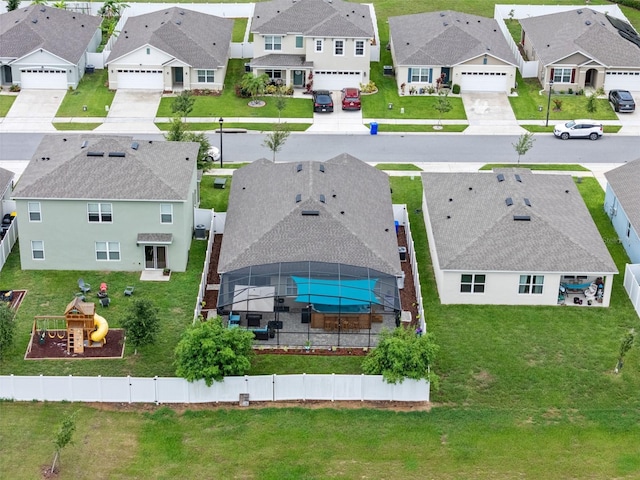 2710 Lilyturf Ct, Tavares, FL 32778 - aerial perspective of suburban area