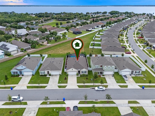 2710 Lilyturf Ct, Tavares, FL 32778 - aerial perspective of suburban area