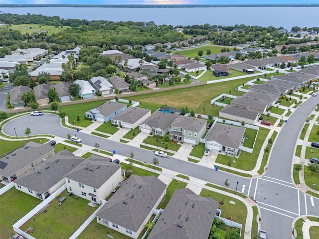 2710 Lilyturf Ct, Tavares, FL 32778 - aerial view of residential area with a nearby body of water