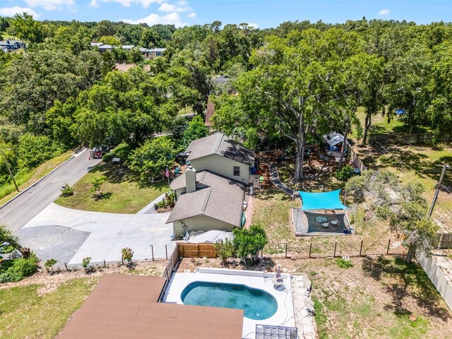 628 Drew Ave, Clermont, FL 34711 - aerial view of a pool