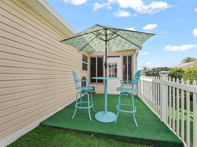 2620 Persimmon Loop, The Villages, FL 32162 - view of patio featuring a sunroom