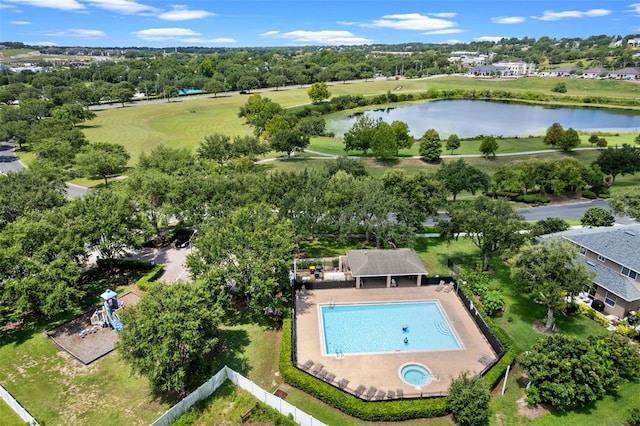 1892 Sanderling Dr, Clermont, FL 34711 - bird's eye view of a large body of water