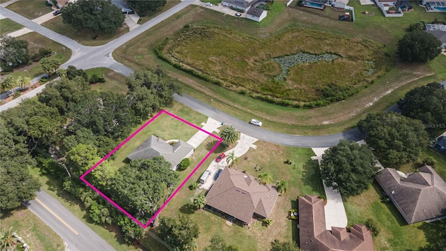 5005 County Road 125b1, Wildwood, FL 34785 - aerial view of residential area featuring property parcel outlined