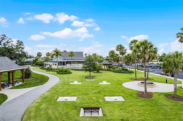 5778 Henry Loop, The Villages, FL 32163 - view of community featuring a gazebo and a yard