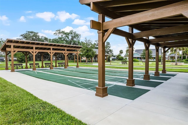5778 Henry Loop, The Villages, FL 32163 - view of property's community with a yard and shuffleboard