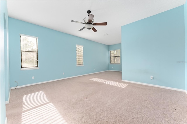 21312 Marsh View Ct, Clermont, FL 34715 - empty room featuring carpet floors and a ceiling fan