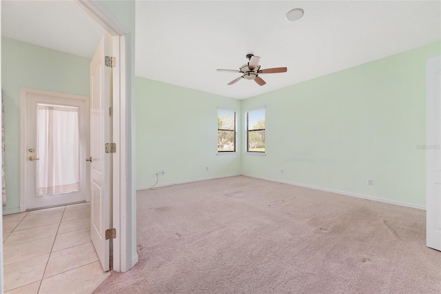 21312 Marsh View Ct, Clermont, FL 34715 - unfurnished room featuring ceiling fan and light colored carpet