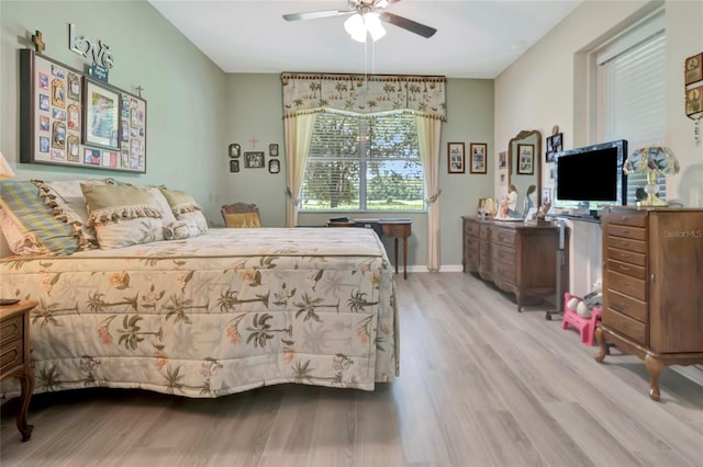 3507 Arlington Ridge Blvd, Leesburg, FL 34748 - bedroom featuring wood finished floors and ceiling fan