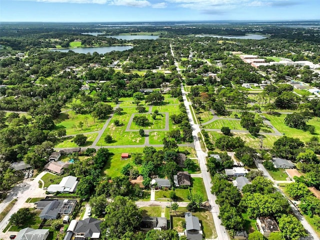 1610 Williams Ave, Eustis, FL 32726 - aerial perspective of suburban area with a large body of water