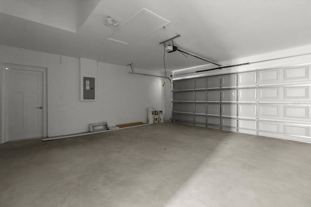 8641 N Stern Way, Citrus Springs, FL 34434 - garage with electric panel and a garage door opener