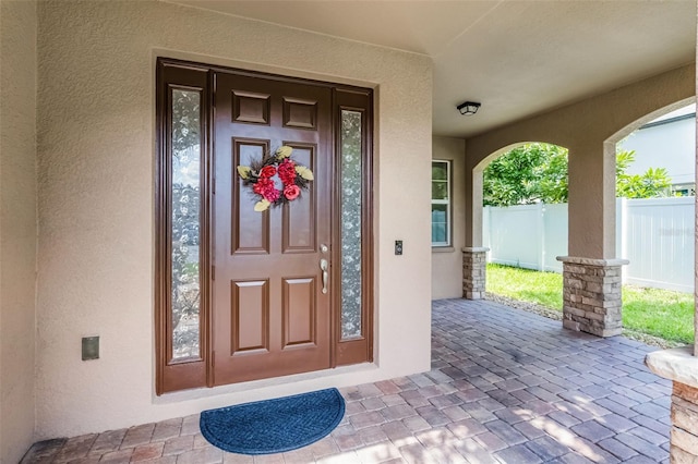 15604 Starlite St, Clermont, FL 34714 - entrance to property featuring stucco siding