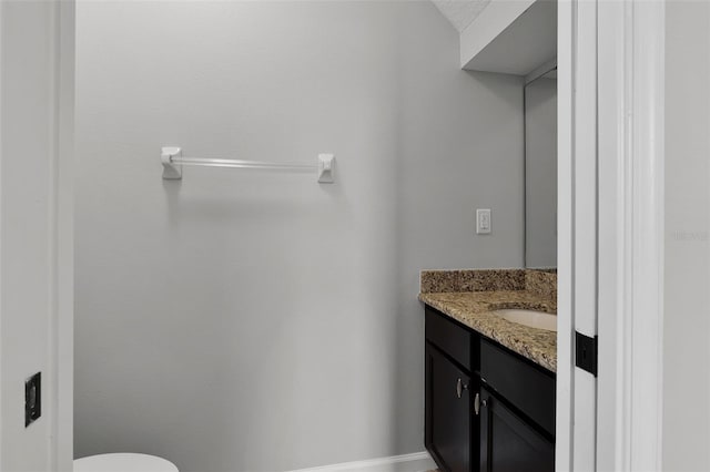 15604 Starlite St, Clermont, FL 34714 - half bath featuring vanity and toilet