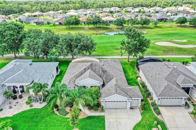 3681 Arlington Ridge Blvd, Leesburg, FL 34748 - aerial perspective of suburban area with a nearby body of water and a golf club