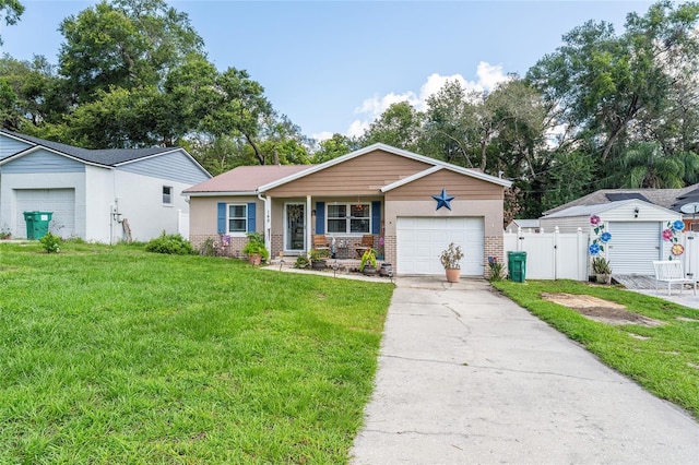 149 Shiloh Ave, Lady Lake, FL 32159 - single story home with a garage, concrete driveway, and a gate