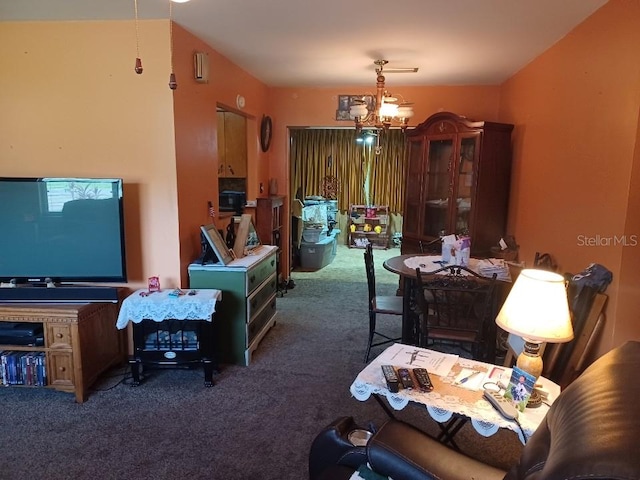 505 Richard St, Leesburg, FL 34748 - view of carpeted living room