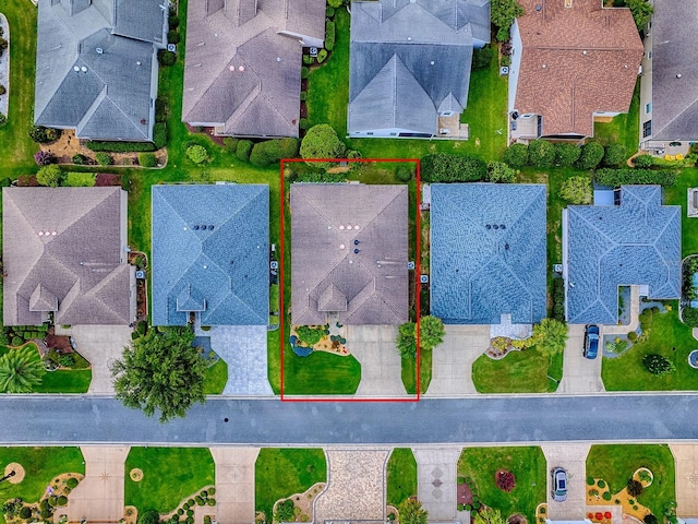1982 Eldridge Loop, The Villages, FL 32162 - aerial perspective of suburban area featuring property parcel outlined