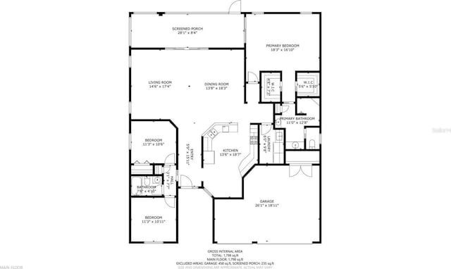 1982 Eldridge Loop, The Villages, FL 32162 - view of floor plan / room layout