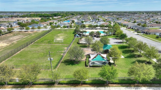 120 Citrus Isle St, Davenport, FL 33837 - aerial perspective of suburban area featuring a pool area