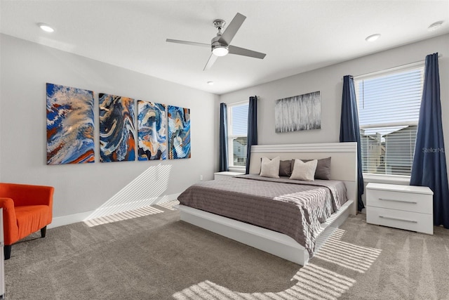 2163 White Feather Loop, Oakland, FL 34787 - bedroom featuring carpet floors and a ceiling fan