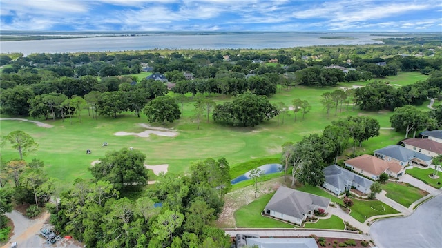 5349 Grove Mnr, Lady Lake, FL 32159 - aerial overview of property's location featuring a nearby body of water, a golf club, and nearby suburban area