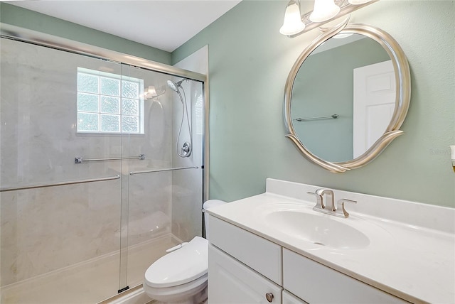 5349 Grove Mnr, Lady Lake, FL 32159 - full bathroom with vanity and a stall shower
