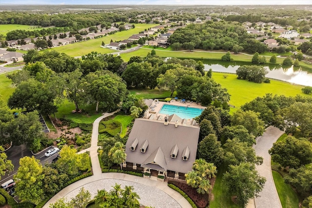 30300 Hackney Loop, Mount Dora, FL 32757 - aerial perspective of suburban area featuring a nearby body of water
