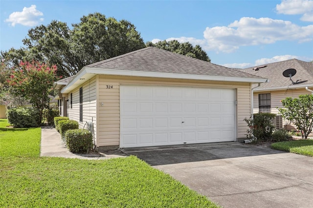 324 Juniper Way, Tavares, FL 32778 - garage featuring concrete driveway
