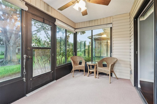324 Juniper Way, Tavares, FL 32778 - sunroom / solarium with a ceiling fan and plenty of natural light