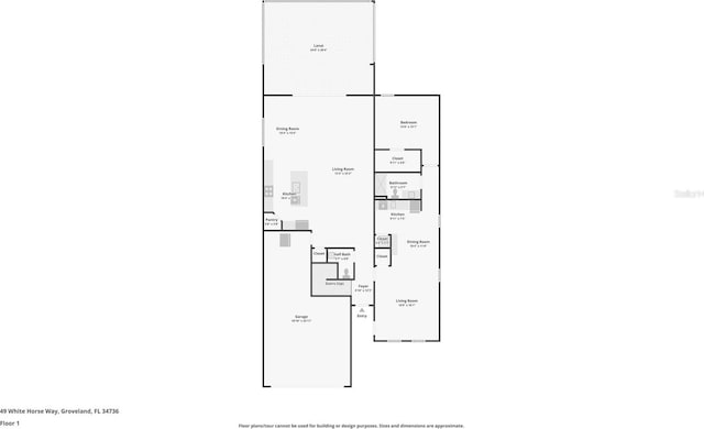 49 White Horse Way, Groveland, FL 34736 - view of property floor plan