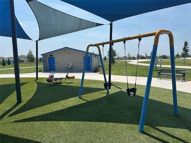49 White Horse Way, Groveland, FL 34736 - view of jungle gym