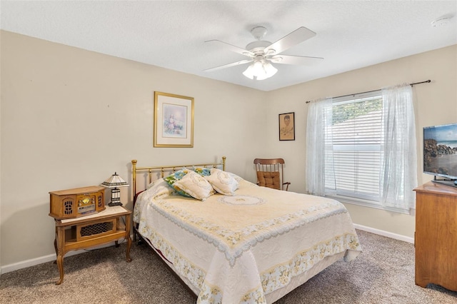 1412 Cove Pl, Tavares, FL 32778 - bedroom with carpet and a ceiling fan