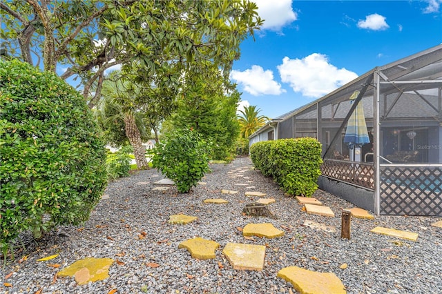 89 Palermo Pl, The Villages, FL 32159 - view of yard with a lanai