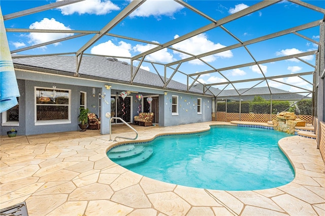 89 Palermo Pl, The Villages, FL 32159 - swimming pool featuring a patio and a lanai