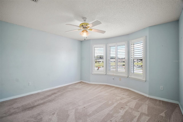 182 Palermo Pl, Lady Lake, FL 32159 - carpeted spare room featuring a ceiling fan and a textured ceiling