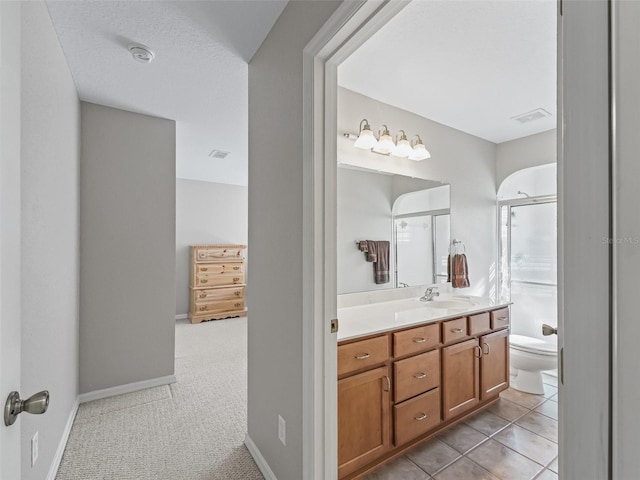 11092 SE 174th Loop, Summerfield, FL 34491 - full bathroom featuring vanity and a shower with shower door