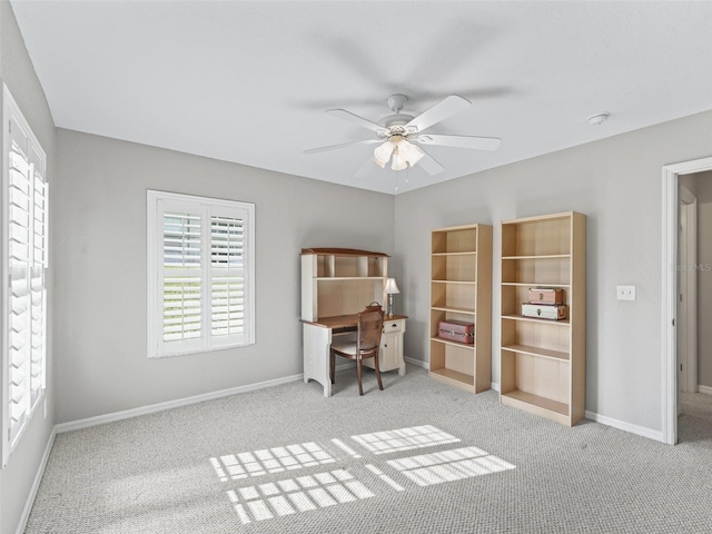 11092 SE 174th Loop, Summerfield, FL 34491 - office space featuring carpet flooring and a ceiling fan