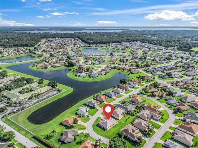11092 SE 174th Loop, Summerfield, FL 34491 - aerial view of residential area with a large body of water
