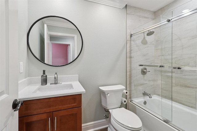 40535 Louise Rd, Umatilla, FL 32784 - full bath featuring vanity and combined bath / shower with glass door