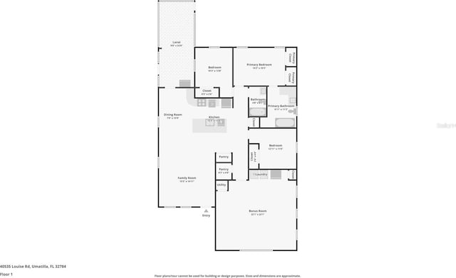 40535 Louise Rd, Umatilla, FL 32784 - view of room layout