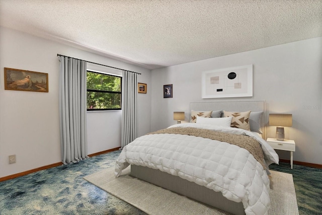5268 Pinto Way, Orlando, FL 32810 - carpeted bedroom featuring a textured ceiling