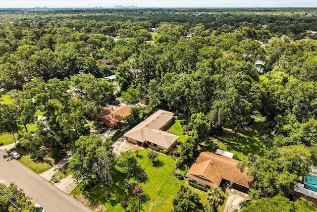 5268 Pinto Way, Orlando, FL 32810 - aerial view of a heavily wooded area
