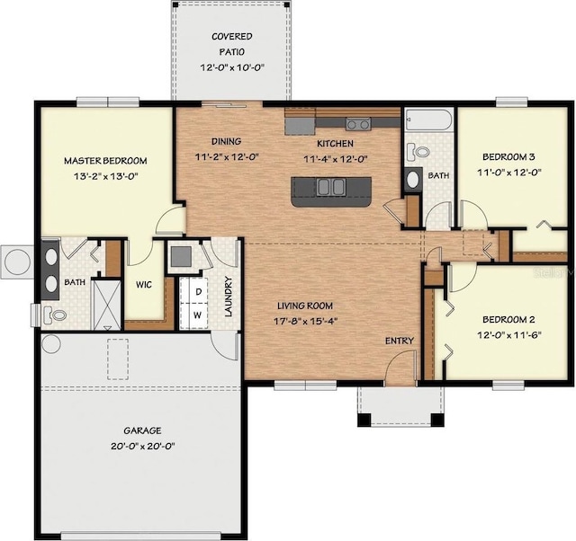 6805 N Sandborn Loop, Citrus Springs, FL 34433 - view of home floor plan